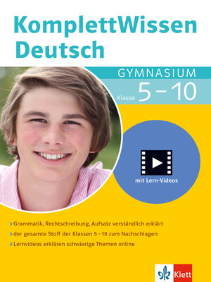 cover image of Klett KomplettWissen Deutsch Gymnasium